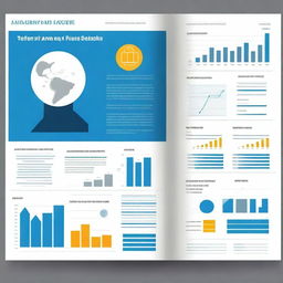 Create an image featuring a report text titled 'Teks Laporan Hasil Observasi' in a professional and clean style