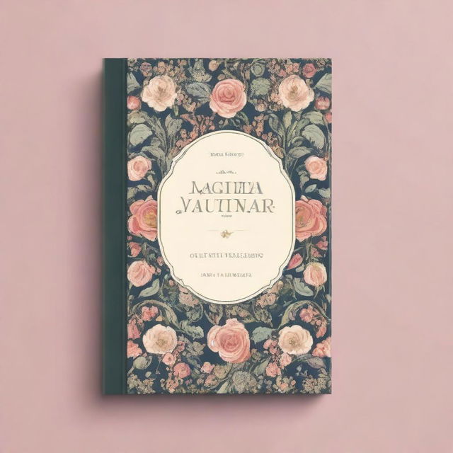 Create an English book cover featuring a classic and elegant design