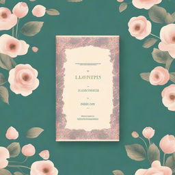 Create an English book cover featuring a classic and elegant design