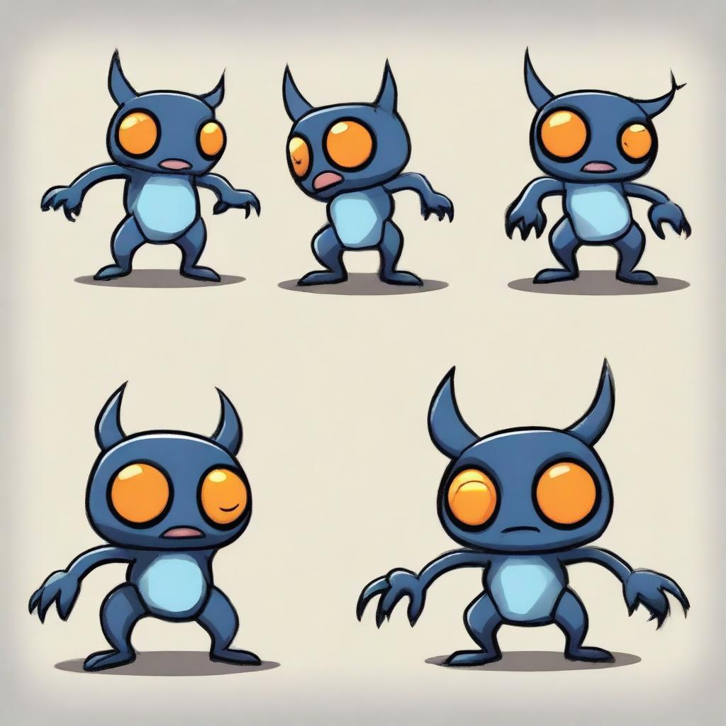 A simple enemy design for a 2D platformer video game