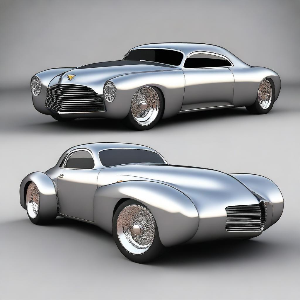 Create a custom hypercar that combines the classic design of a 1939 Chevy coupe with the modern aesthetics of a Camaro