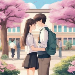 A romantic story set in a school