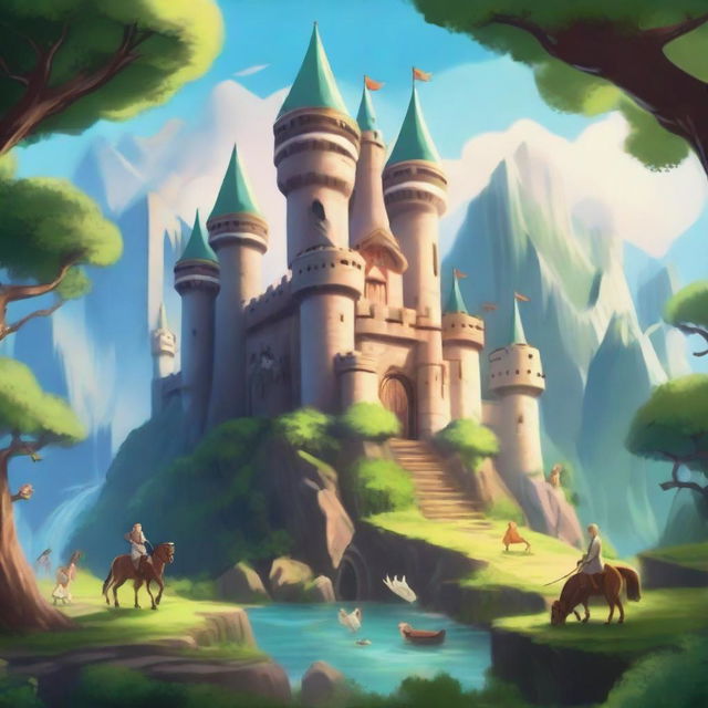 A fantasy story set in a magical kingdom