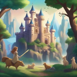 A fantasy story set in a magical kingdom