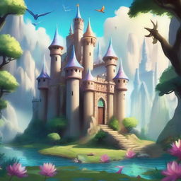 A fantastical kingdom set in a magical realm