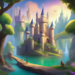 A fantastical kingdom set in a magical realm