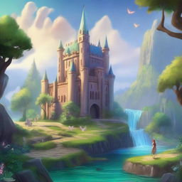 A fantastical kingdom set in a magical realm