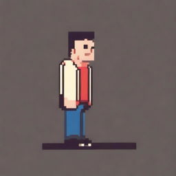 A simple pixel art image of a father