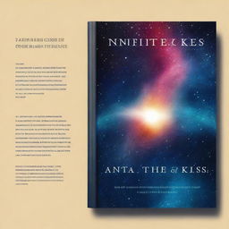 Create a book cover for an astronomy book titled 'Infinite Skies: A Guide to the Cosmos'