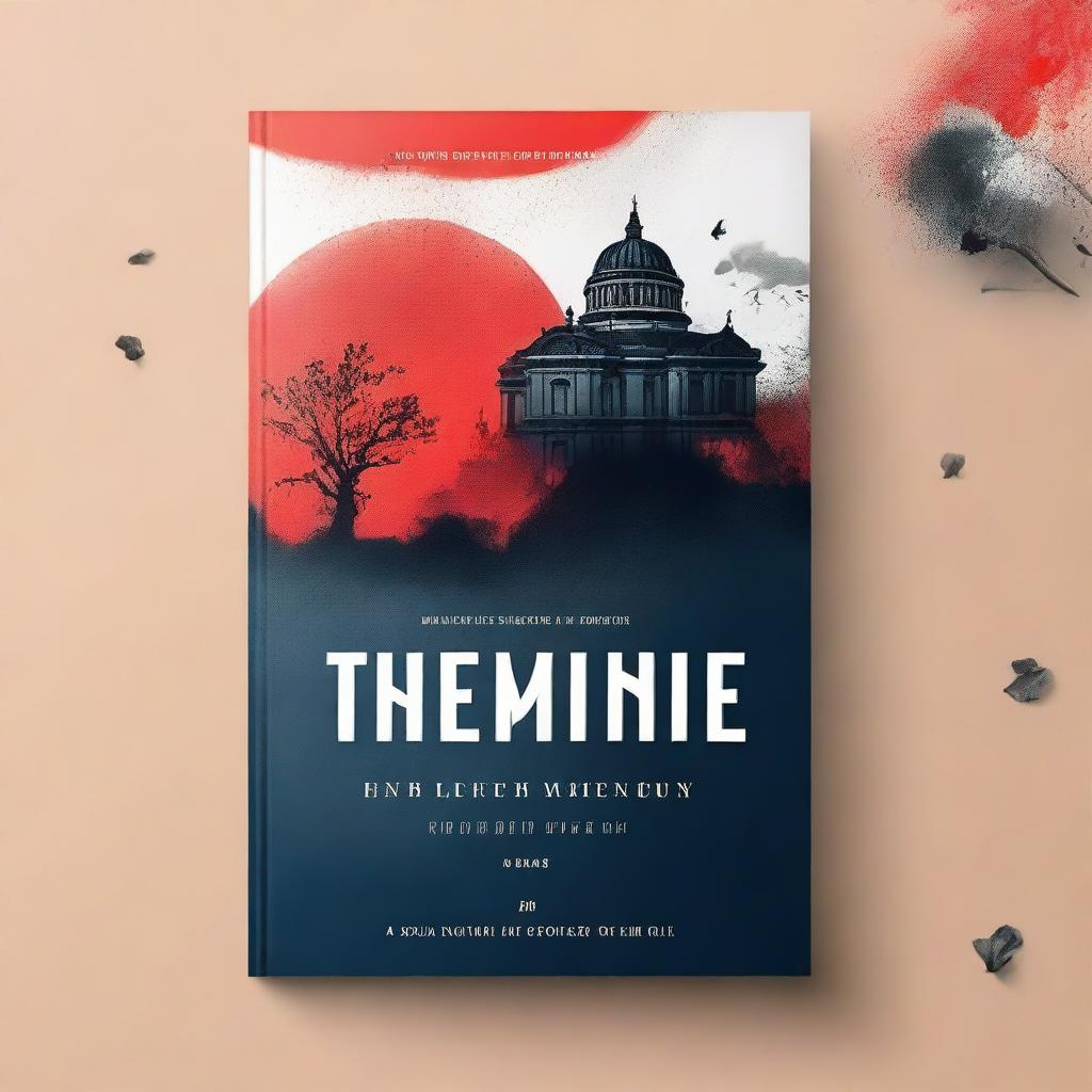 Create a visually striking book cover for a fiction book