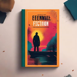 Create a visually striking book cover for a fiction book