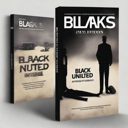 Create a book cover design for a fiction book with the theme 'Black's United'