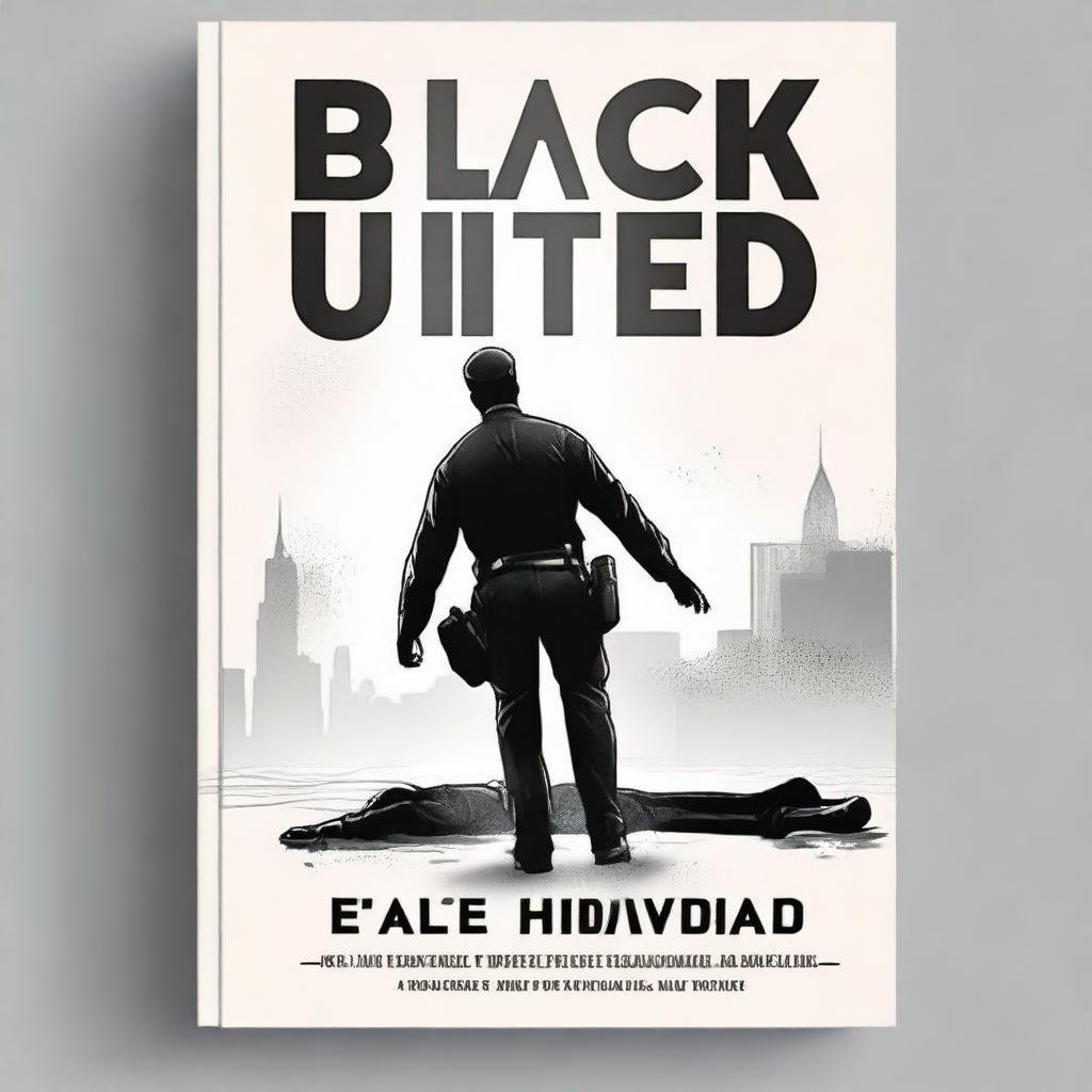 Create a book cover design for a fiction book with the theme 'Black's United'