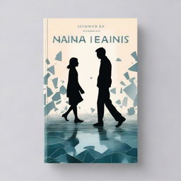 A book cover featuring a front and back design