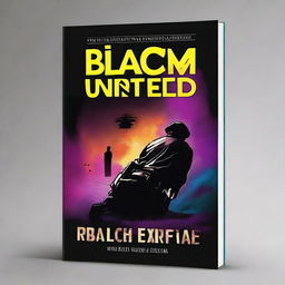 Create a colorful book cover design for a fiction book with the theme 'Black's United'