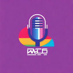 Create a vibrant and eye-catching cover for a radio station