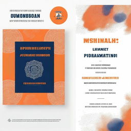 Create a book cover for the title 'Introduction to Journalism and Mass Communication in India'