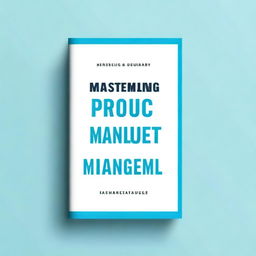 Create a book cover for an ebook titled 'Mastering Product Management'