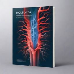 Create a professional and academic book cover for a medical PhD thesis about vessel clots