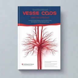 Create a professional and academic book cover for a medical PhD thesis about vessel clots