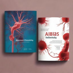 Create a book cover for a medical PhD thesis about arterial clots