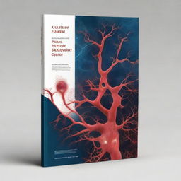 Create a book cover for a medical PhD thesis about arterial clots