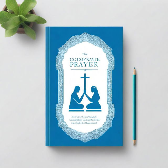 Design a book cover titled 'The Power of Corporate Prayer'