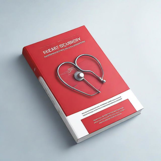 A professional and clean book cover design for a heart surgery manual