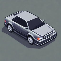 A pixel art representation of a Mercedes-Benz Pro Max Series car