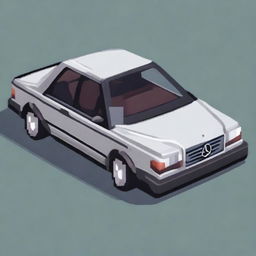 A pixel art representation of a Mercedes-Benz Pro Max Series car