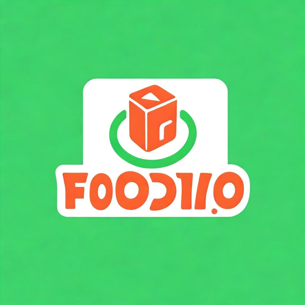 Create a logo for an online home food delivery outlet named 'Foodio'