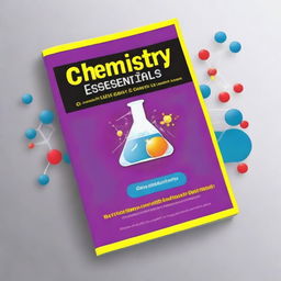 Create a captivating 6"x9" book cover for the book 'Chemistry Essentials for Dummies'