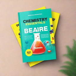 Create a captivating 6"x9" book cover for the book 'Chemistry Essentials for Dummies'