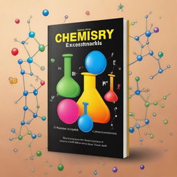 Create a captivating 6"x9" book cover for the book 'Chemistry Essentials for Dummies' with the title at the top and the author name 'John T