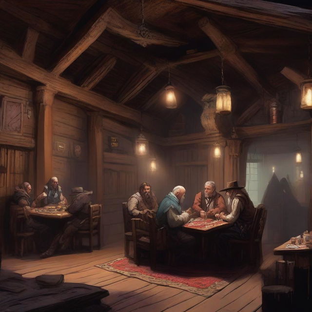 A fantasy western style saloon set in the Dungeons and Dragons world