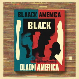 Create a book cover for the title 'Black America'