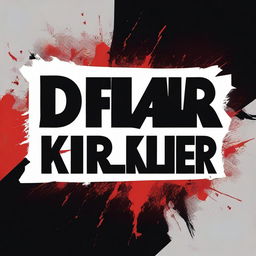 Create an image featuring the phrase 'Dear Killer' in a visually striking and artistic manner