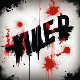 Create an image featuring the phrase 'Dear Killer' in a visually striking and artistic manner