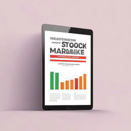 Create an ebook cover for 'The Beginner's Guide to Investing in the Stock Market'