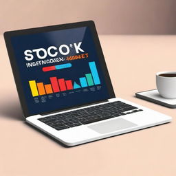 Create an ebook cover for 'The Beginner's Guide to Investing in the Stock Market'