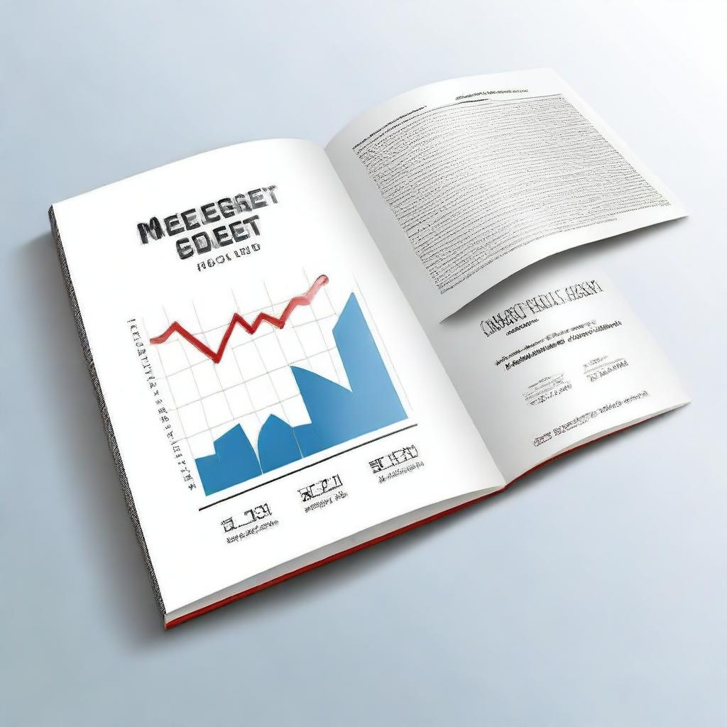 Create a full-size image for a book cover related to the stock market