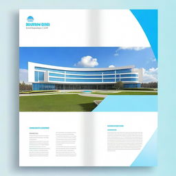 A creative cover page for the Pedagogical University of the Ministry of Education of Bolivia, featuring sky blue and white colors