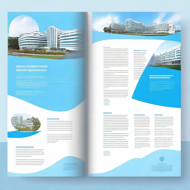 A creative cover page for the Pedagogical University of the Ministry of Education of Bolivia, featuring sky blue and white colors