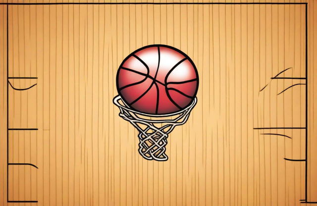 Create an HD graphic that represents an 'NBA trivia quiz' YouTube thumbnail style background