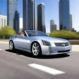 Generate an image of a Cadillac XLR, a sleek and luxurious sports car