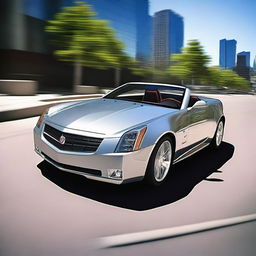 Generate an image of a Cadillac XLR, a sleek and luxurious sports car