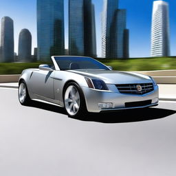 Generate an image of a Cadillac XLR, a sleek and luxurious sports car