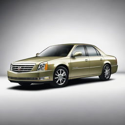 A detailed and realistic rendering of a Cadillac DTS