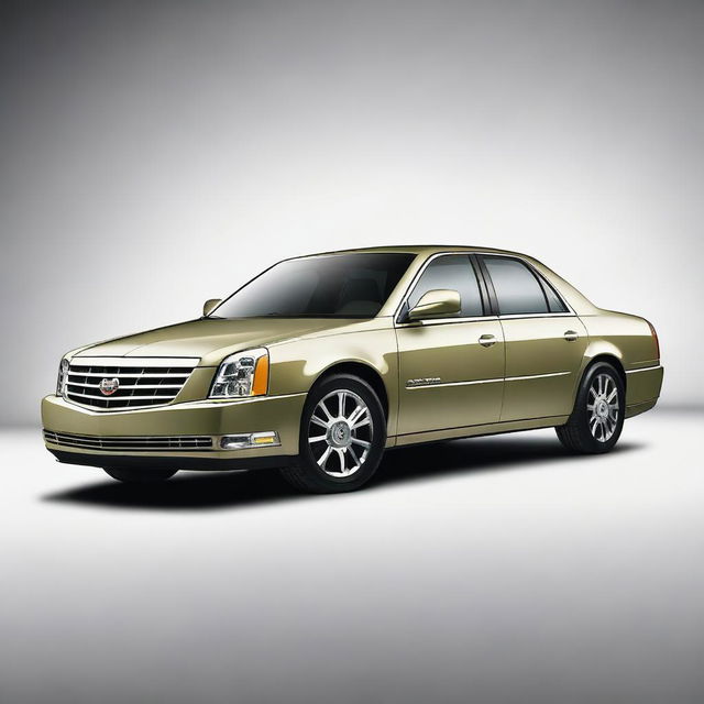 A detailed and realistic rendering of a Cadillac DTS