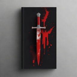 Create a book cover featuring a bloody dagger